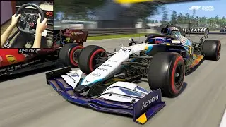 F1 2021 Gameplay | Monza | Williams Racing | Logitech G29