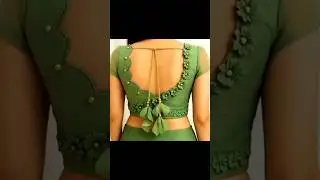 Trending & Stylish  Blouse Back Neck Design #blousebackneckdesign   #blouseneckdesign  #blousedesign