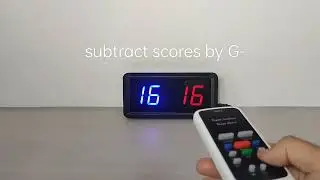Electronic Score Keeper/Scoreboard for Cornhole Game, Change Scores Wirelessly