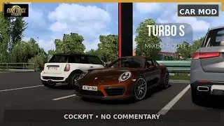 ETS2 Porsche 911 Turbo S Drive: Paris to Dortmund (Cockpit View &bull; No Commentary)