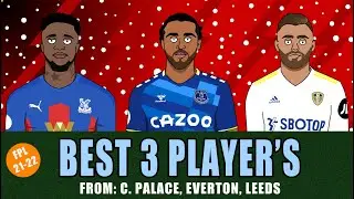 FPL 2021-22 | BEST 3 PLAYERS FROM EACH TEAM | Crystal Palace, Everton, Leeds