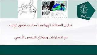 تحليل المحاكاة الهوائية لأساليب تدفق الهواء مع اضطرابات وعوائق التنفس الأنفي