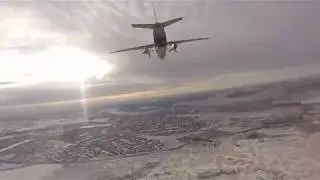 Mass parachute drop over Ukraine - AN 26/Массовое десантирование с АН-26