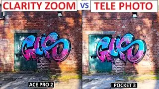 DJI OSMO POCKET 3 TELE PHOTO ZOOM vs INSTA360 ACE PRO 2 CLARITY ZOOM