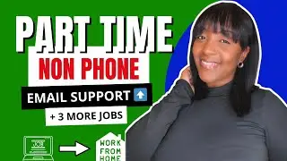 ✅ EMAIL Support Non Phone Job  + More Part Time Work From Home Jobs 2026