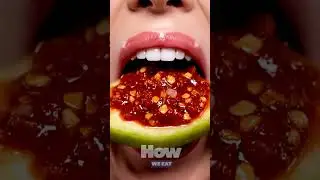 Sweet and Savory: Taste the Magic of Mango with Brown Sugar!  #mukbang #mieaceh #eatingsounds