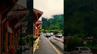 Walking through Chamonix, the French Alps