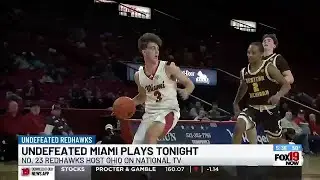Undefeated Miami hosts Ohio in the national spotlight