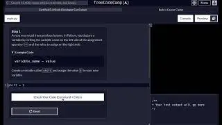 FreeCodeCamp - Python Project - Step 1 of 25 - Caesar Cipher