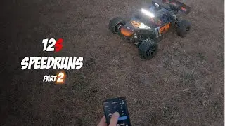 12s Speedruns Part 2 DBXLE 80mph Offroad Speedrun #rccar #dbxle #losi