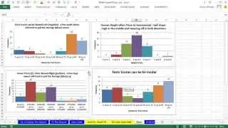 Basic Excel Business Analytics #20: Skew: Shape of Histogram, Shape of Quantitative Data
