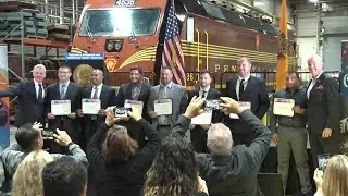 Seven new train engineers join the depleted ranks at NJ Transit