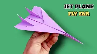 How to make paper Airplane | Origami jet plane | Easy tutorial | Diy craft