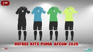 [Download & Install] 📥 Refree Kits Puma AFCON 2025 | Football Life 2026 & PES 2021