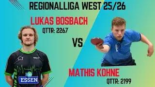 Lukas Bosbach - Mathis Kohne | Regionalliga West 2025