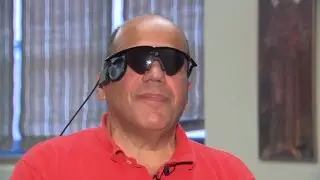 Bionic eye helps blind man see with 