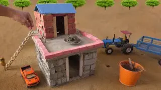 DIY Construction Science Project - Building a Modern House with Bricks and Cement@Joticreator