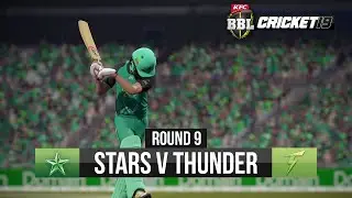 BBL09 | Melbourne Stars v Sydney Thunder | Round 9 (Cricket 19 Gameplay)