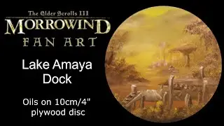 ELDER SCROLLS 3 MORROWIND FAN ART: Lake Amaya Dock #shorts