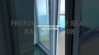 Royal Caribbean Freedom of the Seas Balcony Room 7608 #royalcaribbean #roomtour #nassau
