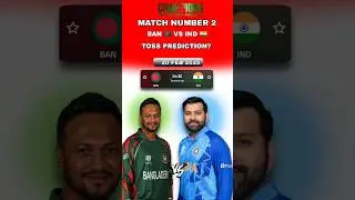 INDIA VS BANGLADESH TOSS PREDICTION , WHO WILL WIN TOSS #Ct25 #toss #prediction #viral