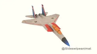 F-15 Eagle (G1 Starscream Jet) Model (WIP)
