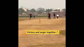 Victory and anger together 🔥 #cricket #victory #anger #cricketlover #shorts #explore #youtubeshorts