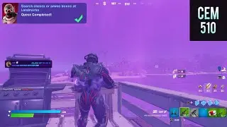 Search chests or ammo boxes at Landmarks Fortnite Chapter 3 Season 1 Week 1 Quests