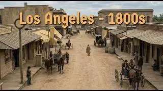 A Tour of Los Angeles 1800s (AI Reconstruction)