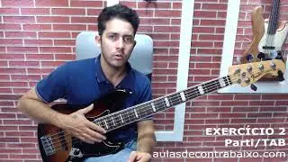 APRENDA 3 EXERCÍCIOS COM WALKING BASS VÍDEO AULAS DE CONTRABAIXO