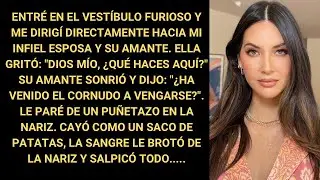 Al enterarme de la infidelidad me dirigí a mi esposa infiel y a su amante para ver qué pasaba.