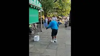 Street Tap Dancing in New Orleans French Quarter