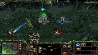 DotA Allstars 6.88 AI 1v5 | Legion Commander | Fountain Destroy + Rampage