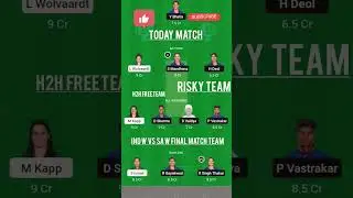 today tri series final match dream 11 team #shorts #ytshorts #fantasy11 #cricket #india #trending