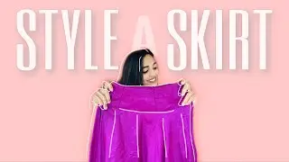 SIMPLE WAYS TO STYLE A SKIRT | STYLING VIDEO | 1 SKIRT DIFFERENT WAYS | ARYAJIOTHY |
