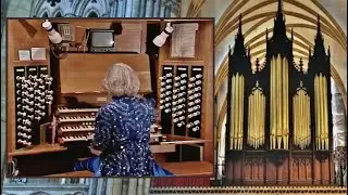 Mendelssohn | ALLEGRO from SONATA No. 1 | Diane Bish at Lincoln Cathedral, England