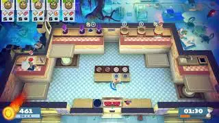 Overcooked! 2 Night of the Hangry Horde - (Kevin 3) - 4 Star Solo