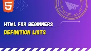 31 HTML definition lists | HTML dl tag | HTML dt tag | HTML dd tag | Show definition list in webpage
