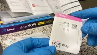 BinaxNOW demo: My first self-test