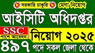 আইসিটি অধিদপ্তর নিয়োগ ২০২৫| ICT Division Job Circular 2025|তথ্য ও যোগাযোগ প্রযুক্তি বিভাগ নিয়োগ ২০২৫