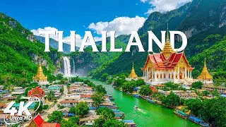 Thailand Scenic Nature 4K 🇹🇭 | Tropical Beaches, Islands & Peaceful Landscapes