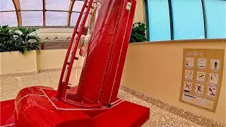 Self-Launch Trapdoor Waterslide at Center Parcs Nordborg Resort 