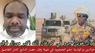 عزالدين ودكوندية جغم الجنجويد في هبيلا وفك حصار الدلنج كامل التفاصيل عن العمليات العسكرية في كردفان