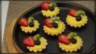 Fruit Tart│How To Make Tart Shells│Tart Crust│Perfect Tart│Tart Shells Recipe│Homemade Tart Shells│
