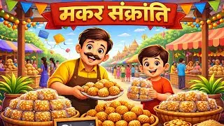गरीब दुकान वाले की मकर संक्रांति 🕯️/मोरल स्टोरी)#makarsankranti #moralstories #moralstory