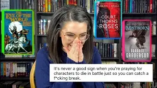 HILARIOUS BOOK RANTS AND ONE STAR REVIEWS | MISTBORN, ACOTAR, AND WHEEL OF TIME