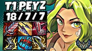 T1 Peyz Zeri vs Jinx [ ADC ] Korea Challenger 2043 LP | Patch 26.3