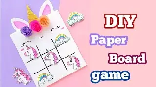 DIY paper unicorn 🦄 board game (Hania 's art)