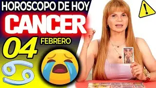 CÁNCER ♋😖PREPARATE PARA LLORAR CON ESTO😭 Horóscopo De Hoy 4 De Febrero 2026 | Mhoni Vidente