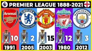 PREMIER LEAGUE &bull; ALL CHAMPIONS 🔸1888 - 2021🔸 | LIST OF ALL ENGLISH FOOTBALL LEAGUE CHAMPIONS.